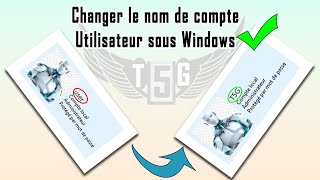 Modifier le nom de compte utilisateur sous Windows [upl. by Enilra]