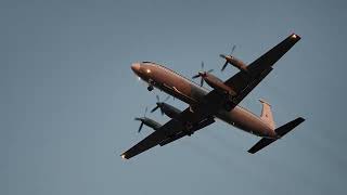 IL22 RF95678 Landing at Zhukovsky airport [upl. by Nussbaum696]