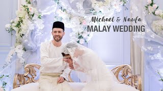 Malay Wedding at Majestic Hotel Michael amp Naufa [upl. by Adelaida]