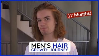 Mens Hair Growth Journey  Month 17 [upl. by Enairb]