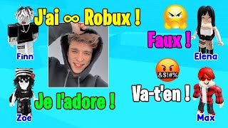 HISTOIRE ROBLOX  Ma copine ma largué après avoir su que javais des Robux Infinity négatifs 🐢 [upl. by Elaina229]