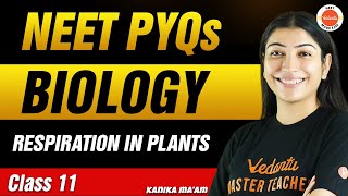 NEET PYQs for Respiration in Plants  Class 11 Biology  NEET 2024 [upl. by Siaht]