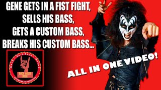 Gene Simmons Punches a Guy and Breaks his Bass [upl. by Ennaeus815]