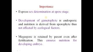 Heterospory and seed Habit [upl. by Annayak]