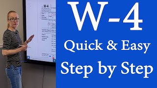 W4  w4 tax form How to fill out tax form W4 Employee Withholding Certificate IRS tax form W4 [upl. by Tonya224]