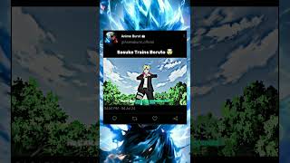 Sasuke Trains Boruto 🤯  shorts shortvideo naruto narutoshippuden sasuke boruto viral [upl. by Oz386]