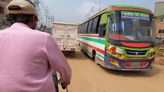 Rickshaw Ride into Ashulia Bangladesh  During Dhaka  Ashulia Expressway Construction [upl. by Enid]