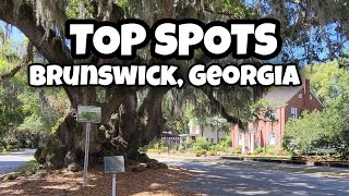 Brunswick Georgia TOP THINGS TO DO and SEE  Lovers Oak  Courthouse  Golden Isles [upl. by Tjaden]