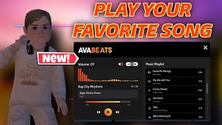 Avakin life Avabeats 2024play song on your apartment [upl. by Lucine]