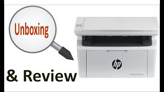 Hp Laser Jet pro MFP M29w Unboxing And Review 2021  HindiUrdu [upl. by Fast]