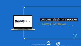 Logo Netsis  Detaylı Fiyat Listesi Oluşturma  Uzser Bilişim Hizmetleri [upl. by Ahseyn]