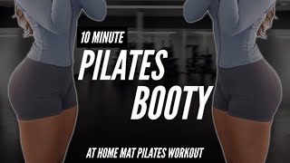 10 MIN PILATES BOOTY WORKOUT  Lean amp Toned Legs  Round Booty [upl. by Terina]