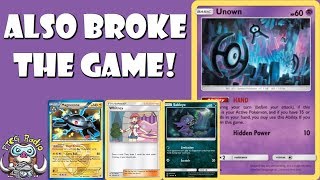 Unown Hand Just Broke the Pokemon TCG Another Unown Ban Likely [upl. by Hcra5]