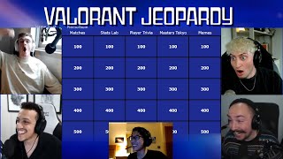 VCT JEOPARDY ft PLAT CHAT VALORANT [upl. by Nosnej]