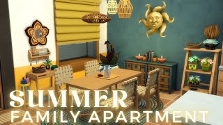 Summer apartment ☀️ The Sims 4 Speed Build [upl. by Carder]