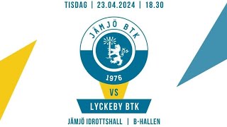 Ligacupen Jämjö BTK  Lyckeby BTK [upl. by Diarmid772]