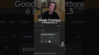 GOOGLE TRADUTTORE È MOLTO STRANO PARTE 3 shorts viral lollolacustre [upl. by Ervine]