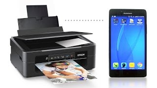 How to Print Directly from Mobile Device  Epson Xp 235 Wireless Printer [upl. by Lindley520]