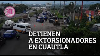 Detienen a extorsionadores en Cuautla [upl. by Yeniffit383]