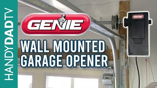 GENIE Wall Mounted Garage Door Opener  Worth it [upl. by Nixie]