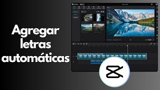 Cómo agregar letras automáticas en CapCut  Tutorial [upl. by Aneda]