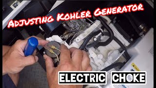 Kohler Generator Electric Choke Fix [upl. by Ayanad44]