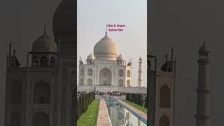 Agra Taj Mahal tajganj viral trending shorts tajmahal sevenwonders 7wondersofworld [upl. by Klotz780]