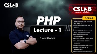 PHP Lecture 1  Practical Project setup in Hindi  CSLAB  Sikar  Learn Coding in sikar [upl. by Hilly]