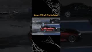 Nissan GTRR34 vs Toyota Supra MK nissangtr automobile drifting music skyline toyotasupra jdm [upl. by Lletnom989]