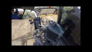 Hagie STS 10 Sprayer  Auto Steering Test [upl. by Ecnarrot]