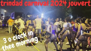 Trinidad Carnival 2024 jouvert  3 o clock in thee morning [upl. by Brenna]