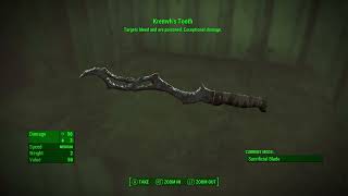 Fallout 4  Finding Kremvhs Tooth Powerful melee weapon with great effects [upl. by Hackney]