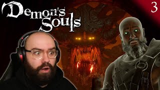 The Flamelurker amp Dragon God  Demons Souls  Blind Playthrough Part 3 [upl. by Anigroeg]