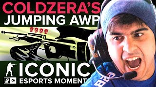 ICONIC Esports Moments Coldzeras Jumping AWP Play CSGO [upl. by Narmak462]