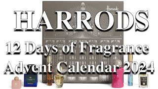 Harrods Fragrance Advent Calendar 2023  12 days of Harrods Fragrance [upl. by Enilec828]