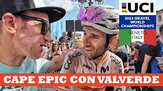 A la Cape Epic con Alejandro Valverde  Mundial Gravel Italia 2023  Ibon Zugasti [upl. by Ohploda]