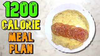 EASY 1200 Calorie Meal Plan For Weight Loss [upl. by Nico]