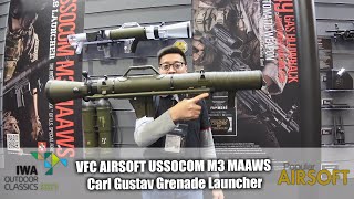 VFC USSOCOM M3 MAAWS Airsoft Grenade Launcher At The IWA Outdoor Classics 2023 [upl. by Retsila]