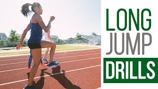 Essential Long Jump Drills  Sprint Mechanics [upl. by Elades]