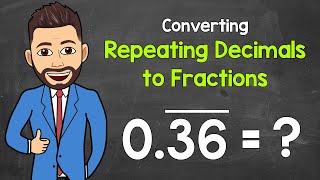 How to Convert Repeating Decimals to Fractions Part 1  Math with Mr J [upl. by Nahtanaj]