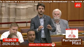 BOTRÁNYOS VITA 🔴 Azonnali Kérdések Órája ÉLŐ 20240513  ParlamentMax támogatja Hangosjoghu [upl. by Ro]