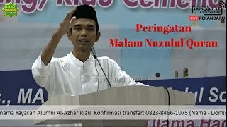 Ceramah UAS Terbaru Peringatan Nuzulul Quran 17 Ramadan 1439 H [upl. by Hance]