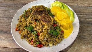 El ARROZ CON POLLO más delicioso PASO A PASO  SABOREA LA COMIDA PERUANA  SONQU [upl. by Mahgirb372]