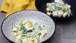 Les instants recettes n°38  Spaghetti de concombre [upl. by Nacim981]