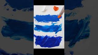 Watch What Happens When You Mix Orange With Blue Oil Paint Colors [upl. by Siuqramed962]