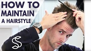 How to maintain an undercut hairstyle  Slikhaar TV [upl. by Anitsirhk602]