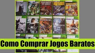 Como Comprar Jogos Originais Mais Baratos  Mídia Física e Digital Xbox 360 Xbox One PS3 e PS4 [upl. by Mariya]