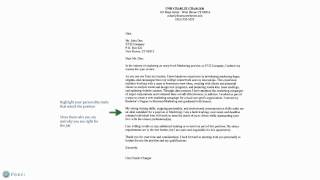 Cover Letter Tutorial [upl. by Vaules179]