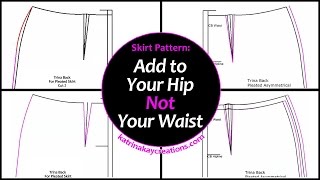 Skirt Pattern Add to Your Hip Not Your Waist [upl. by Hyams637]