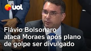 Flávio Bolsonaro ataca Moraes após plano de golpe ser divulgado Uma hora esse mal vai acabar [upl. by Carla]